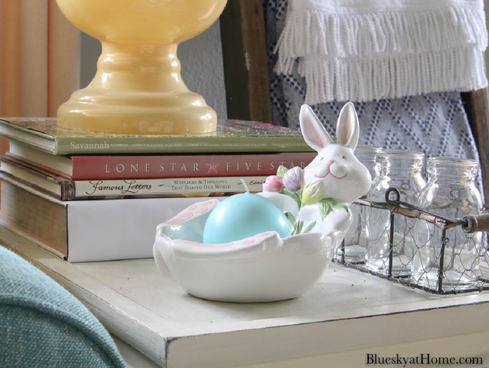 How to decorate living room for easter