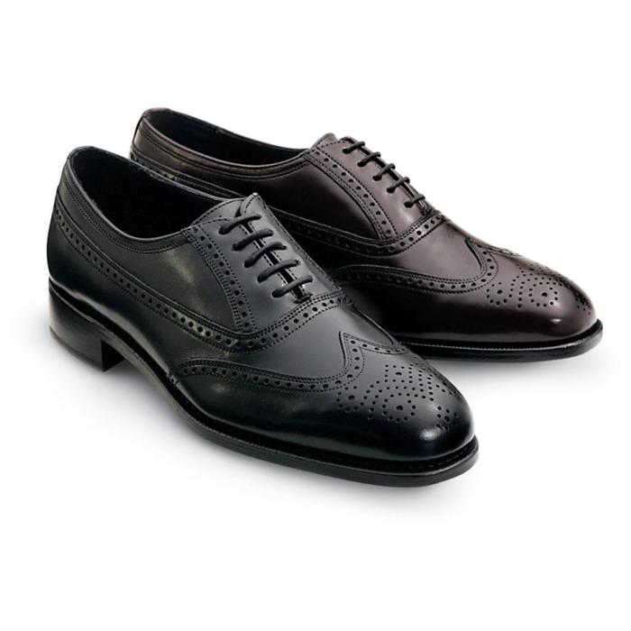 Mens tan wingtip dress shoes