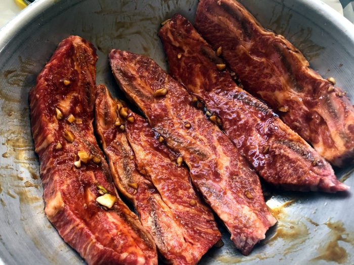 How to cook flanken style ribs thin