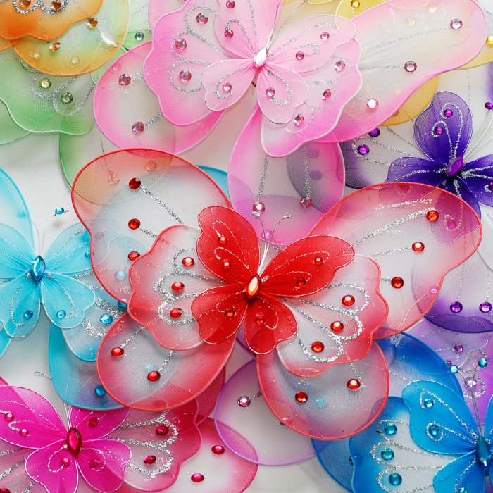 How to make hanging butterflies decoration