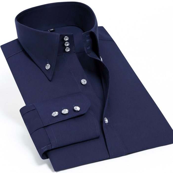 Mens dress shirts with no collar