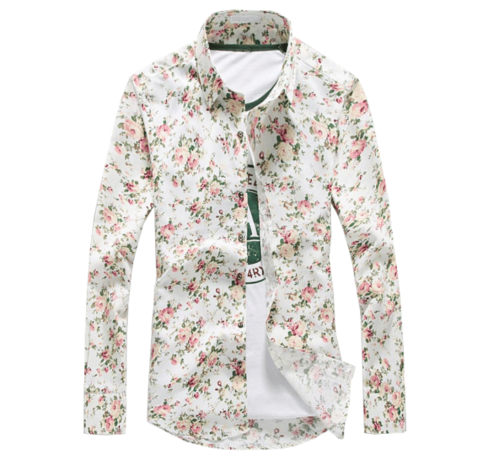 Floral dress shirt mens outfit