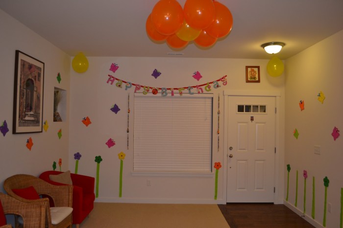 How to decorate room on birthday