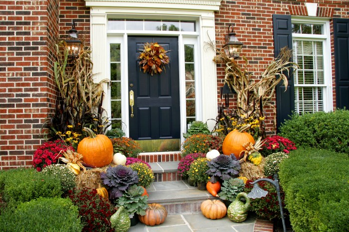 When should a shop start decorating for fall