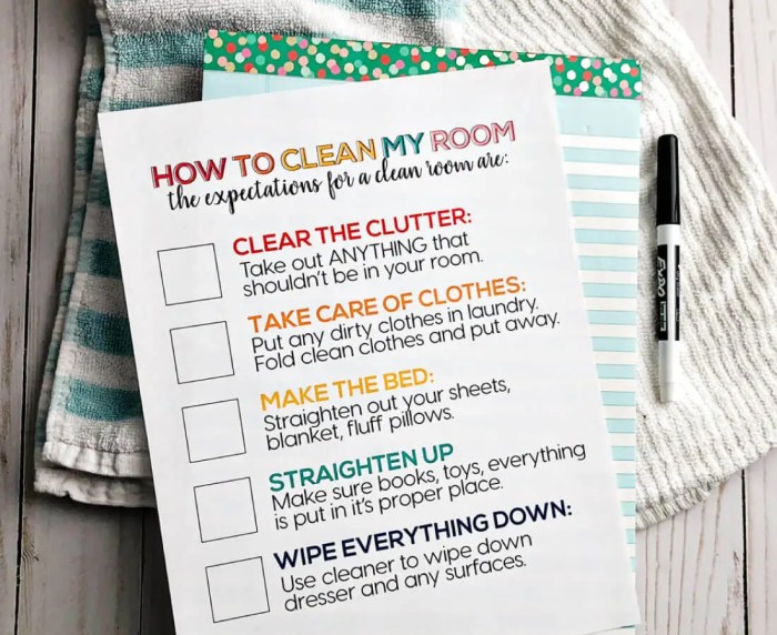 How to clean and decorate your room