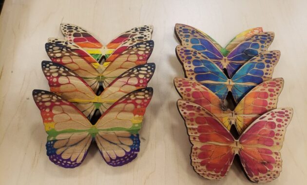 How to make hanging butterflies decoration