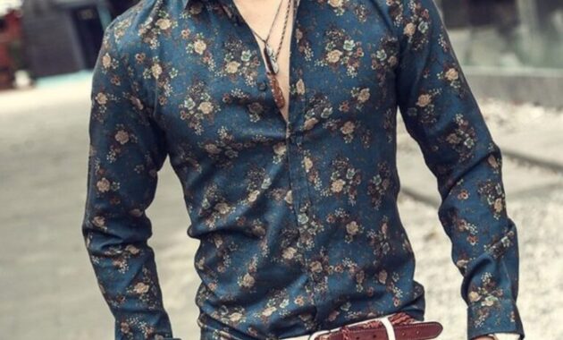 Men's floral dress shirts