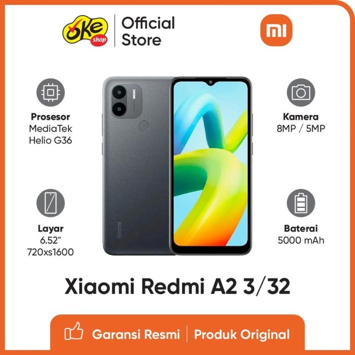 Harga hp xiaomi redmi a2