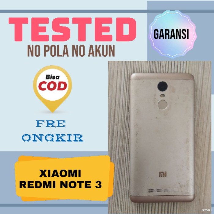 Harga hp xiaomi note 3 prime