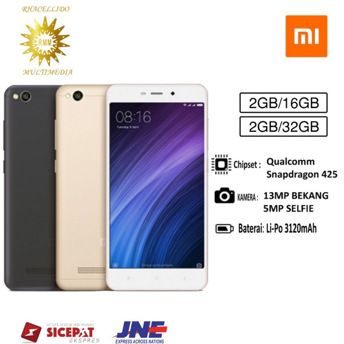 Harga hp xiaomi 4 a